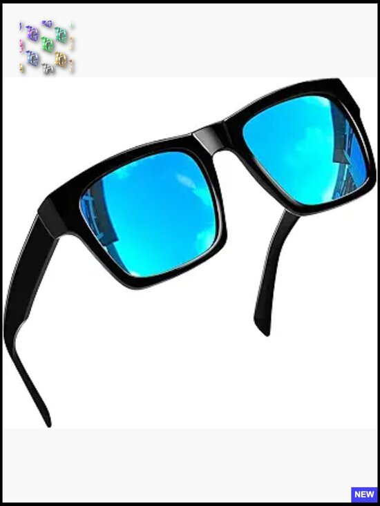 Acetate Square Sunglasses Oversized Retro Shades UV400 Protection Trendy main image 5